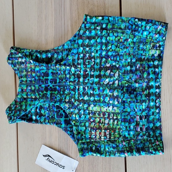NWT Saucony Sport Crop Top - Picture 2 of 5
